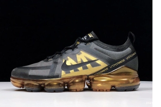 2019 METALLIC AIR GOLD AR6631-002 VAPORMAX BLACK 0312